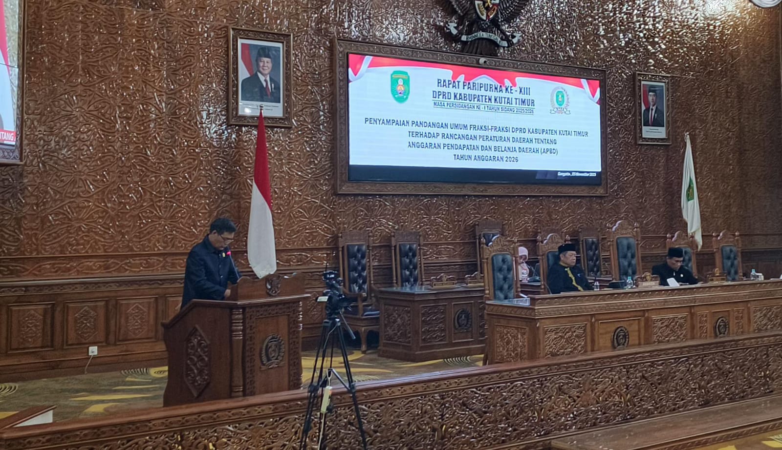 Sekretaris Fraksi Persatuan Indonesia Raya (PIR) DPRD Kutai Timur, Baya Sargius.