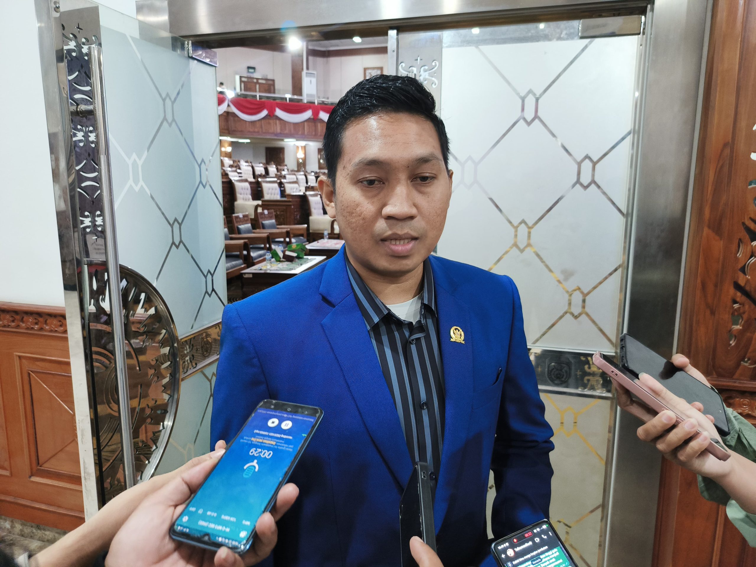 Ketua Fraksi Demokrat DPRD Kutim, Pandi Widiarto.