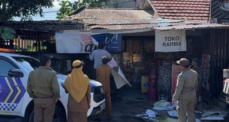 Penertiban Reklame Rokok di Bontang