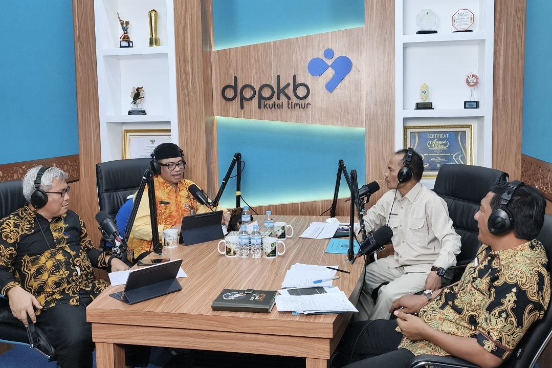 Podcast Bangga Kencana yang digelar Dinas Pengendalian Penduduk dan Keluarga Berencana (DPPKB) Kutim.