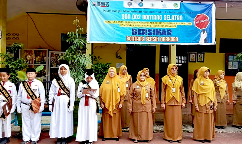 Empat Sekolah di Bontang Melaju ke Final Lomba Mars Anti Narkotika