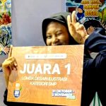 Siswa SMPN 2 Bontang Juara 1 Ilustrasi Event Seni Sana Sini 2025