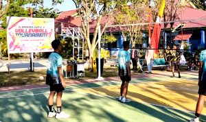 kompetisi dalam ajang Spansa Cup 4 Volleyball Tournament