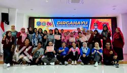 18 Regu Guru Tampil Energik di Lomba Senam HUT PGRI Bontang