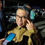 Bupati Kutai Timur, Ardiansyah Sulaiman usai menghadiri acara penutupan Festival Magic Land Kutim.