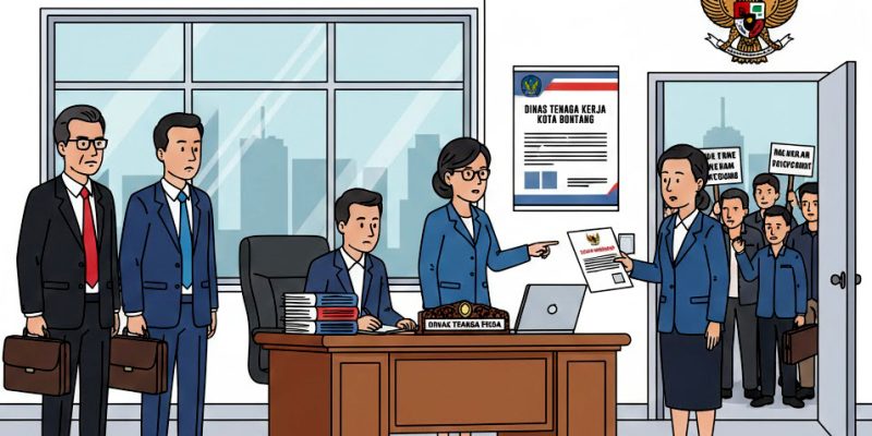 teraskata- disnaker bontang bakal panggil pihak perusahaan