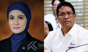 Kolase Foto Anggota Komite IV DPD RI, Sinta Rosma Yenti dan Menteri Keuangan Purbaya Yudhi Sadewa.