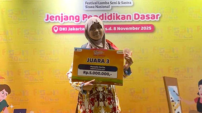 Siswi SMP YPVDP Raih Juara 3 FLS3N Nasional 2025