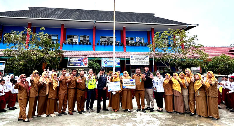 teraskata - SDN 012 Bontang Selatan Sabet Juara Umum Lomba Mars Anti Narkotika