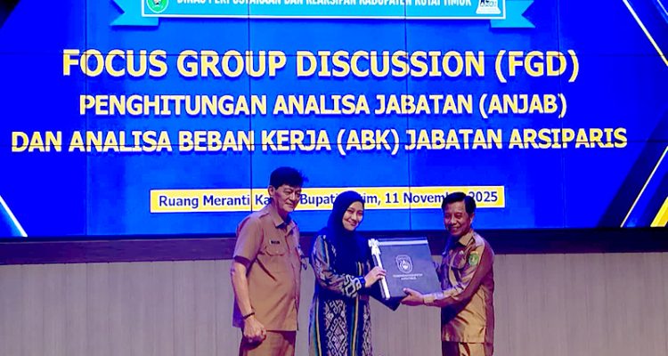 Arsiparis Jadi Pilar Akuntabilitas, Dispusip Kutim Gelar FGD Anjab dan ABK