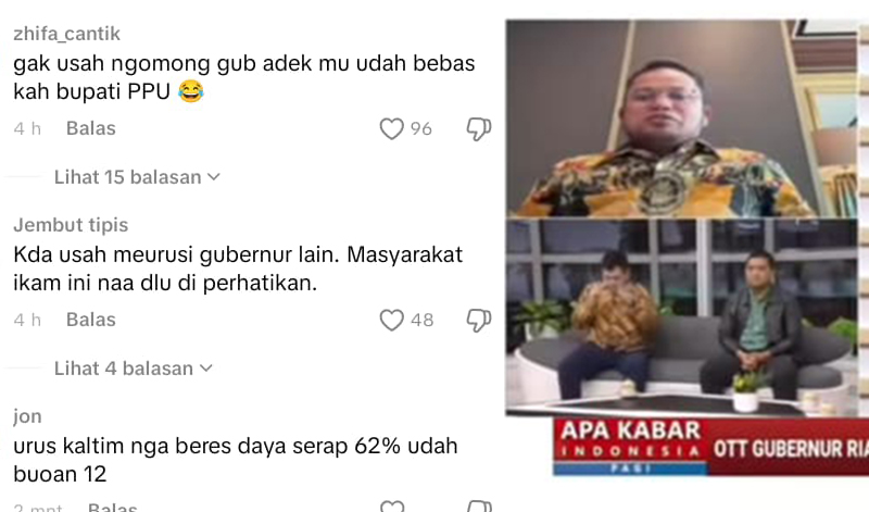 Rudy Mas’ud Bicara Soal Kepala Daerah Korupsi, Netizen Ungkit Kasus Gafur di PPU