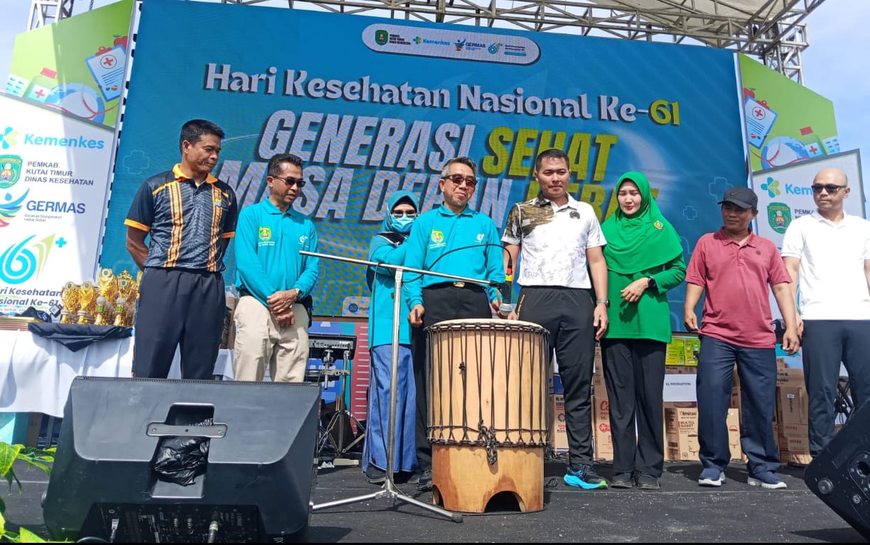 Peringatan HKN ke-61 di Lapangan Polder Ilham Maulana, Sangatta Utara