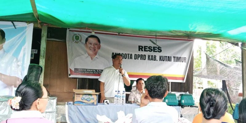 Reses Anggota DPRD Kutim David Rante