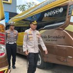 Polsek Kutim Sidak Travel Jelang Operasi Ketupat