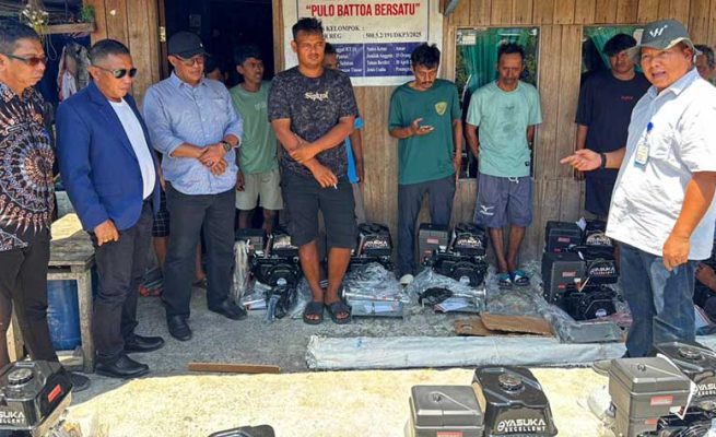Bantuan 14 Mesin Kapal Disalurkan untuk Nelayan Bontang, Dorong Produktivitas Pesisir