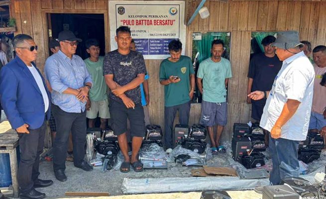 Bantuan 14 Mesin Kapal untuk Nelayan Bontang Disalurkan, Namun Masih Tersisa Persoalan Administrasi