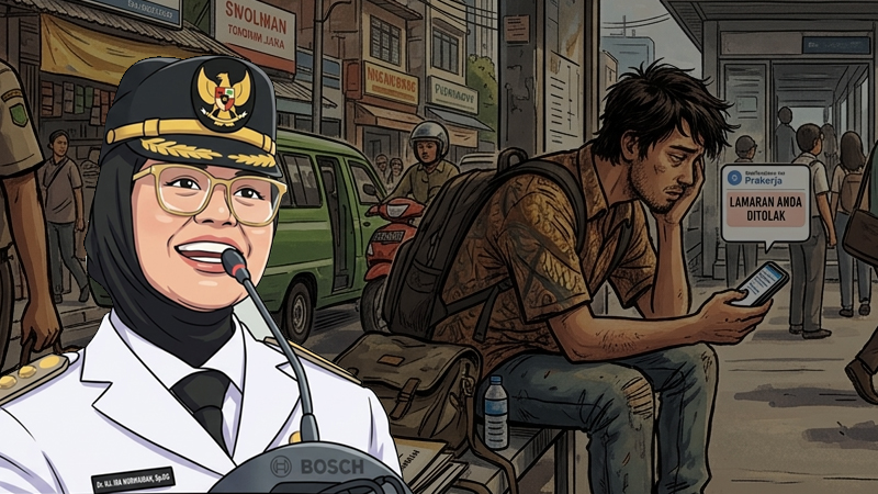 Wali Kota Neni Beberkan Strategi Tekan Pengangguran Lewat Zoom Bareng Kemendagri