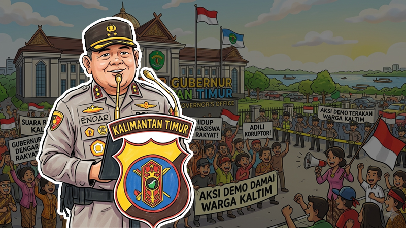 Jelang Demo 21 April 2026, Polda Kaltim Siagakan 1.900 Personel dengan Pendekatan Humanis