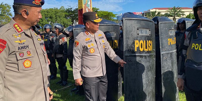 Jelang Demo 21 April, Polda Kaltim Siaga Apel Operasi Aman Nusa I-2026 Digelar di Balikpapan