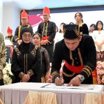 Jurico Charles Tumetel dilantik sebagai ketua KKK periode 2026–2031 dalam seremoni khidmat di Pendopo Rumah Jabatan Wali Kota Bontang, Jumat (28/03/2026) malam.