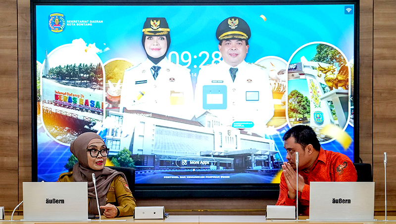 Pemkot Bontang Terima Kunjungan Komisi Informasi Kaltim, Pertahankan Predikat Informatif 2026