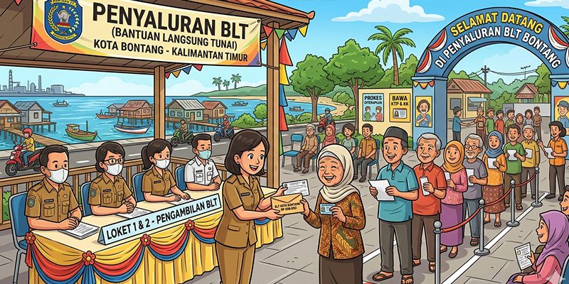 Penyaluran BLT di Bontang Capai 75 Persen, Pemkot Target Rampung Bulan Ini