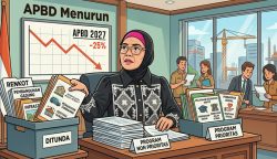iLUSTRASI APBD 2027 menurun