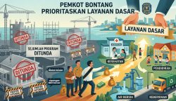ilustrasi program ditunda selain layanan dasar tetap jalan